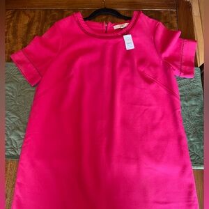 LOFT NWT Fuchsia Short Sleeve Dress